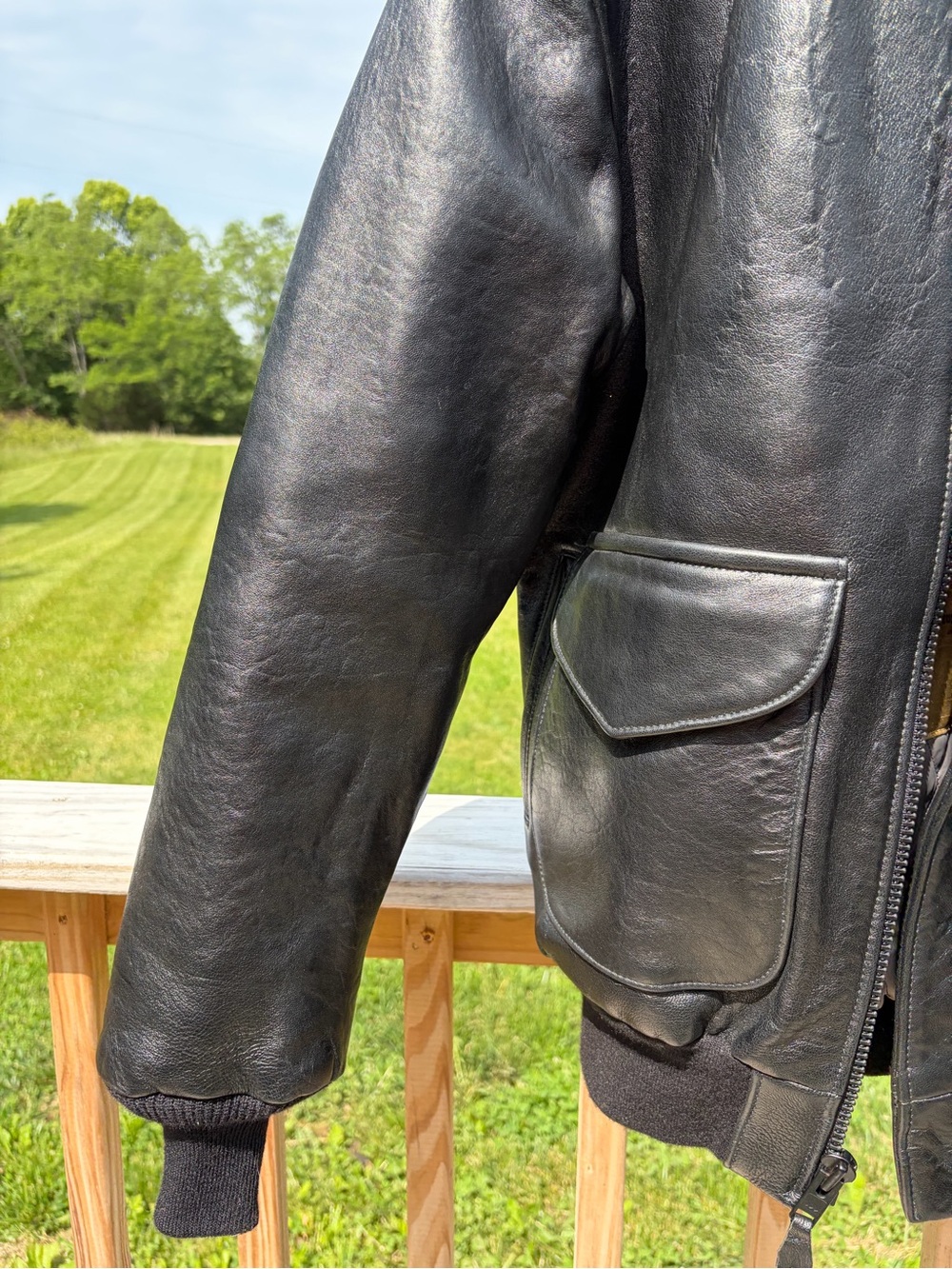 Type A-2 Flight Jacket , Cockpit Army Air Force, Size Small EXCELLENT pin Up - Picture 3 of 16